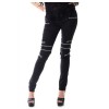 Women Remission Ladies Pants With Zipper Emo Pant Women Gothic Pant